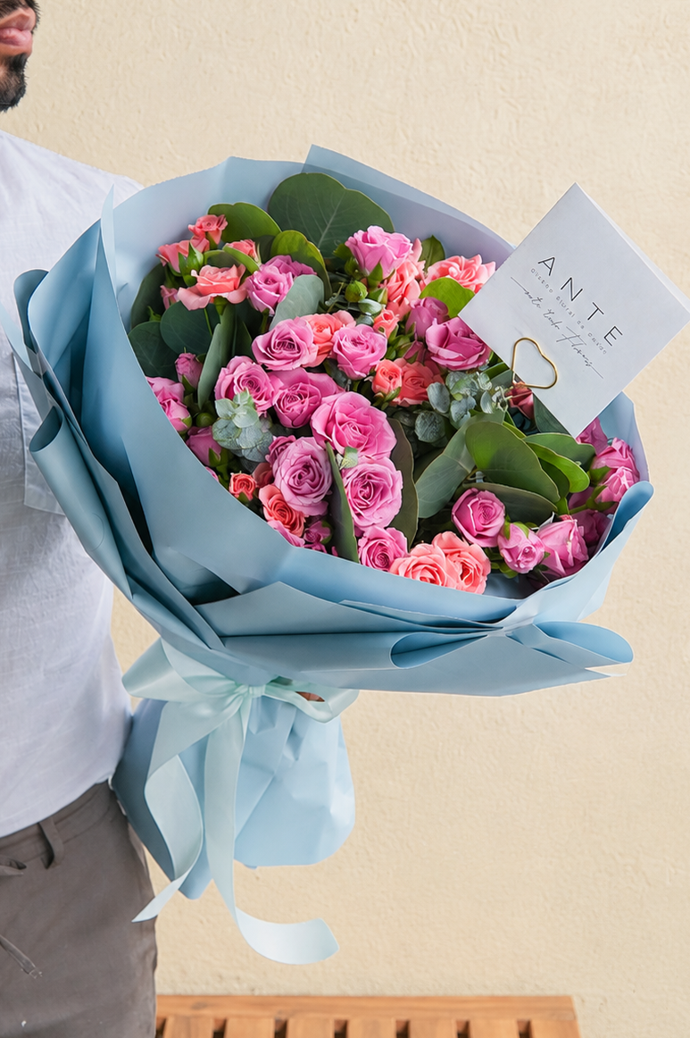 ramo-flores-boulevard-mini-rosa-morada-cdmx