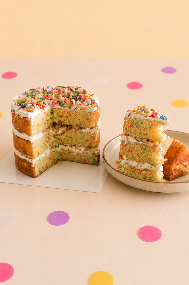 Pastel Arcoíris para 6 personas