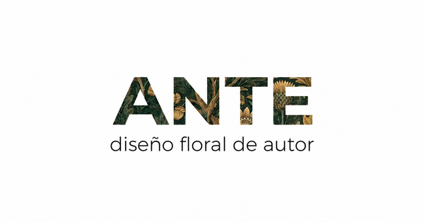 Ante diseño floral