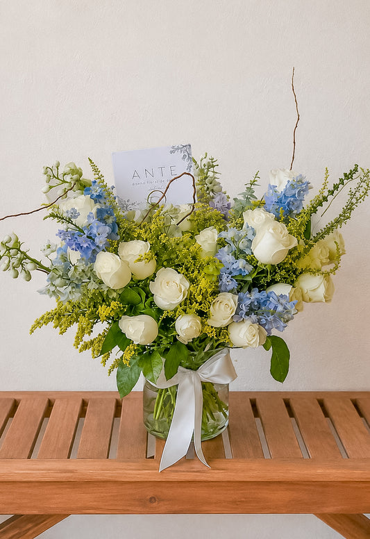 Arreglo Floral Amor azul