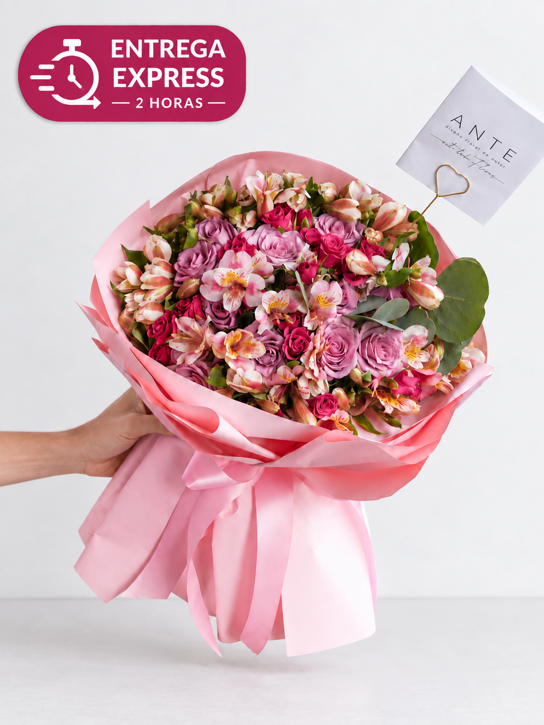 Ramo de Flores Aurora Envío express 2 horas💜