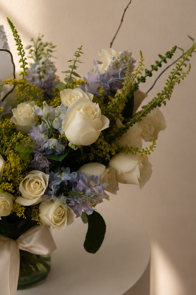 Arreglo Floral Amor azul