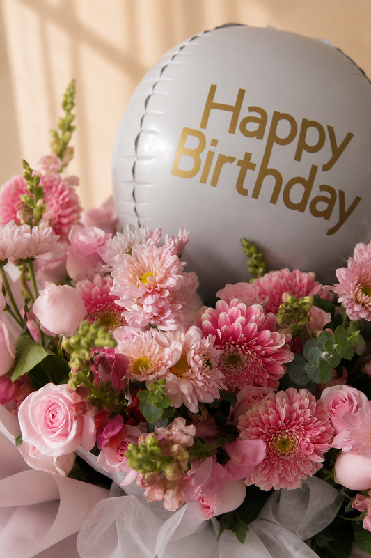Arreglo de Flores Premium Happy birthday ✨