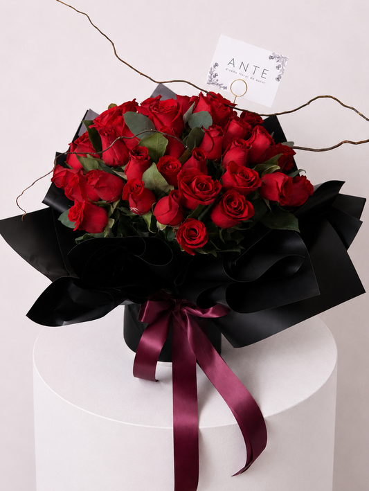 Ramo Yutori CDMX | 50 Rosas Rojas | ANTE Diseño Floral